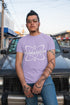 MENS IRIS LAVENDER ROUNDNECK T-SHIRT