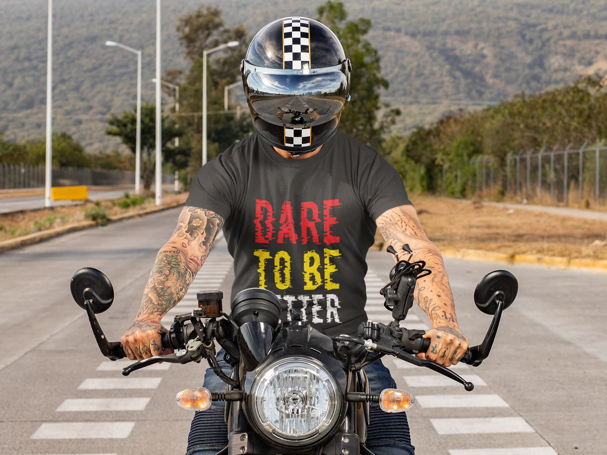 Men's Black Round Neck T-shirt