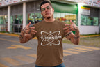 MENS COFFEE BROWN ROUNDNECK T-SHIRT