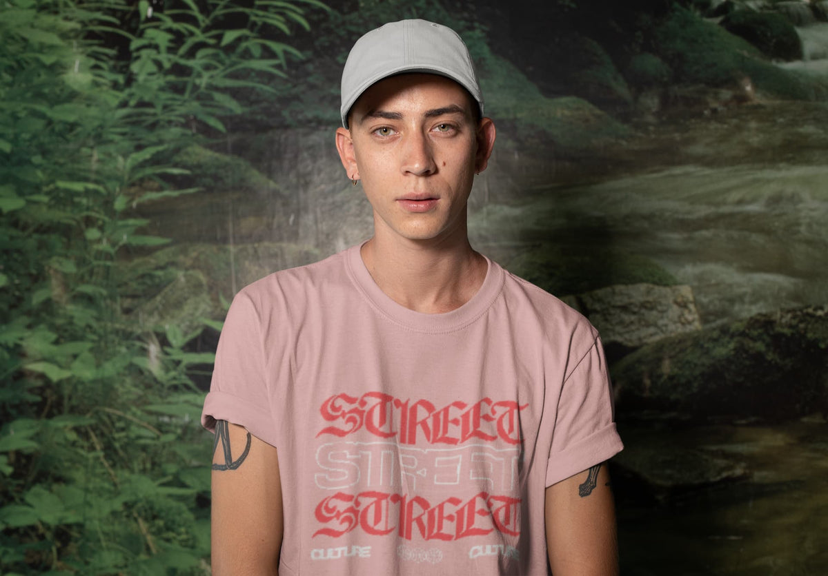 Karavirs® Earl Pastel Dusty graphic tee for men India