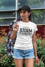 WOMENS WHITE ROUNDNECK T-SHIRT