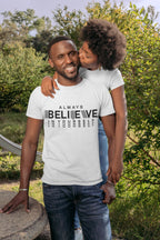 Men's White Round Neck T-shirts