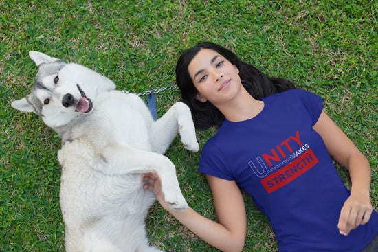 WOMEN ROYAL BLUE ROUNDNECK T-SHIRT