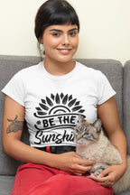 WOMENS WHITE ROUNDNECK T-SHIRT