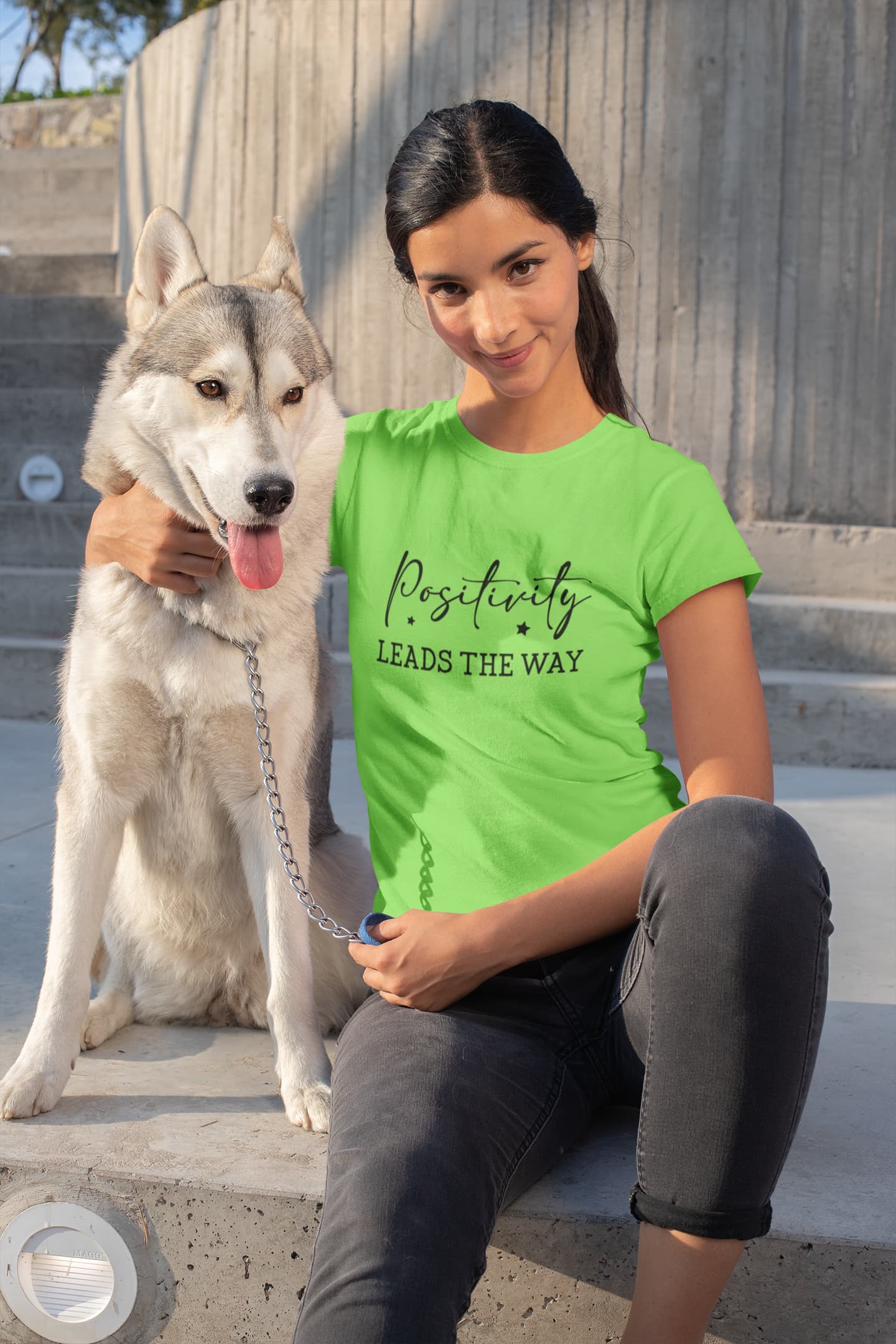 WOMENS LIRIL GREEN ROUNDNECK T-SHIRT