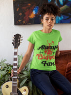 Women's Liril Green Round Neck T-shirts