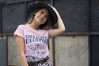 Women's Light Pink Round Neck T-shirts