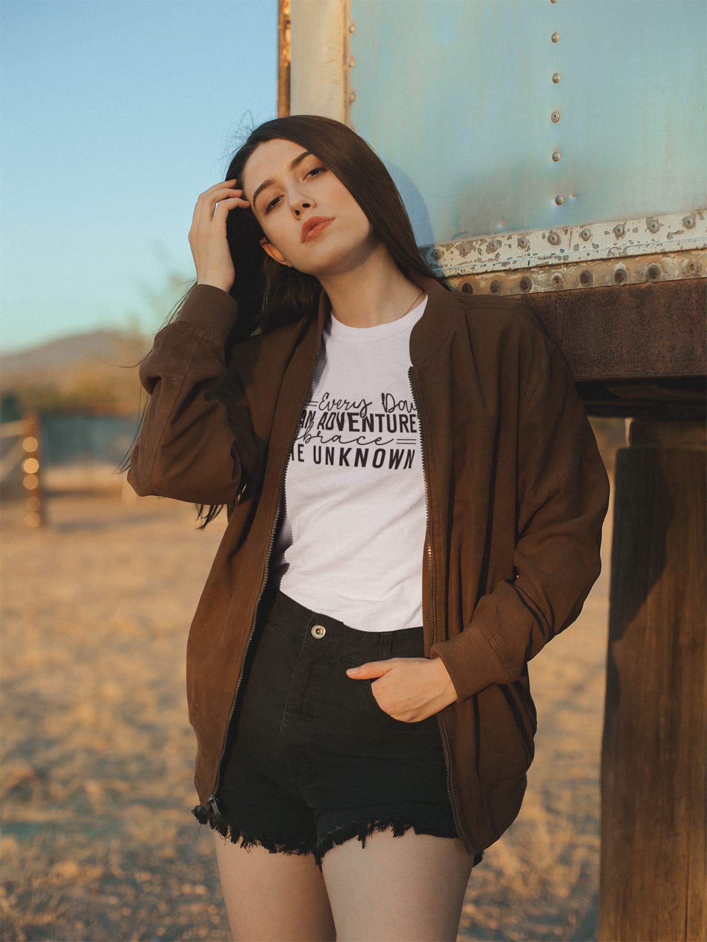 Women's White Round Neck T-shirts