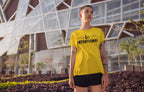 WOMENS GOLDEN YELLOW ROUNDNECK T-SHIRT