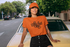 WOMEN ORANGE ROUNDNECK T-SHIRT