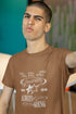 MENS CHOCOLATE BROWN ROUNDNECK T-SHIRT