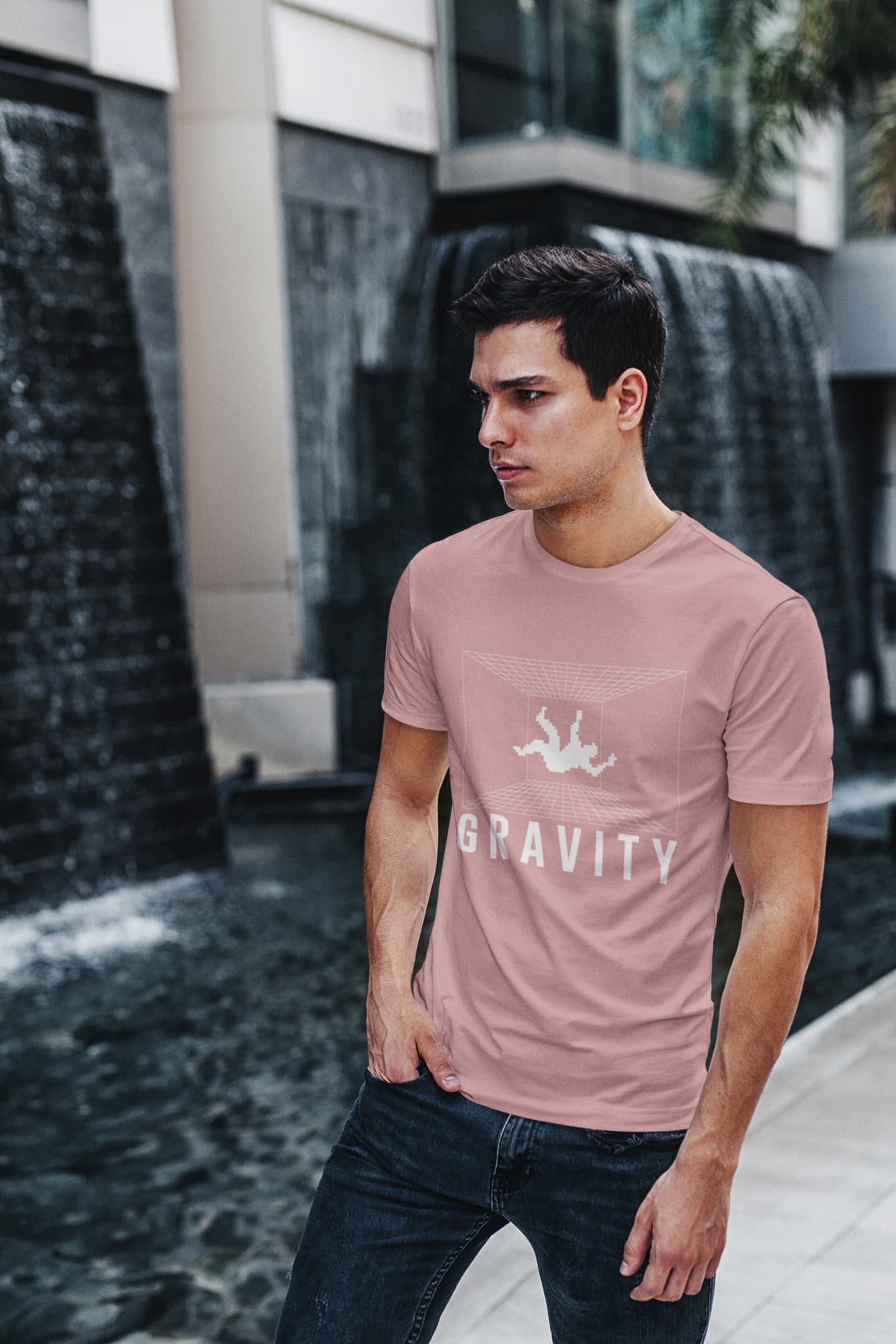 MENS PASTEL DUSTY ROUNDNECK T-SHIRT