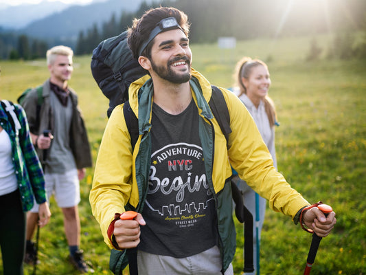 Men's Black Round Neck T-shirt