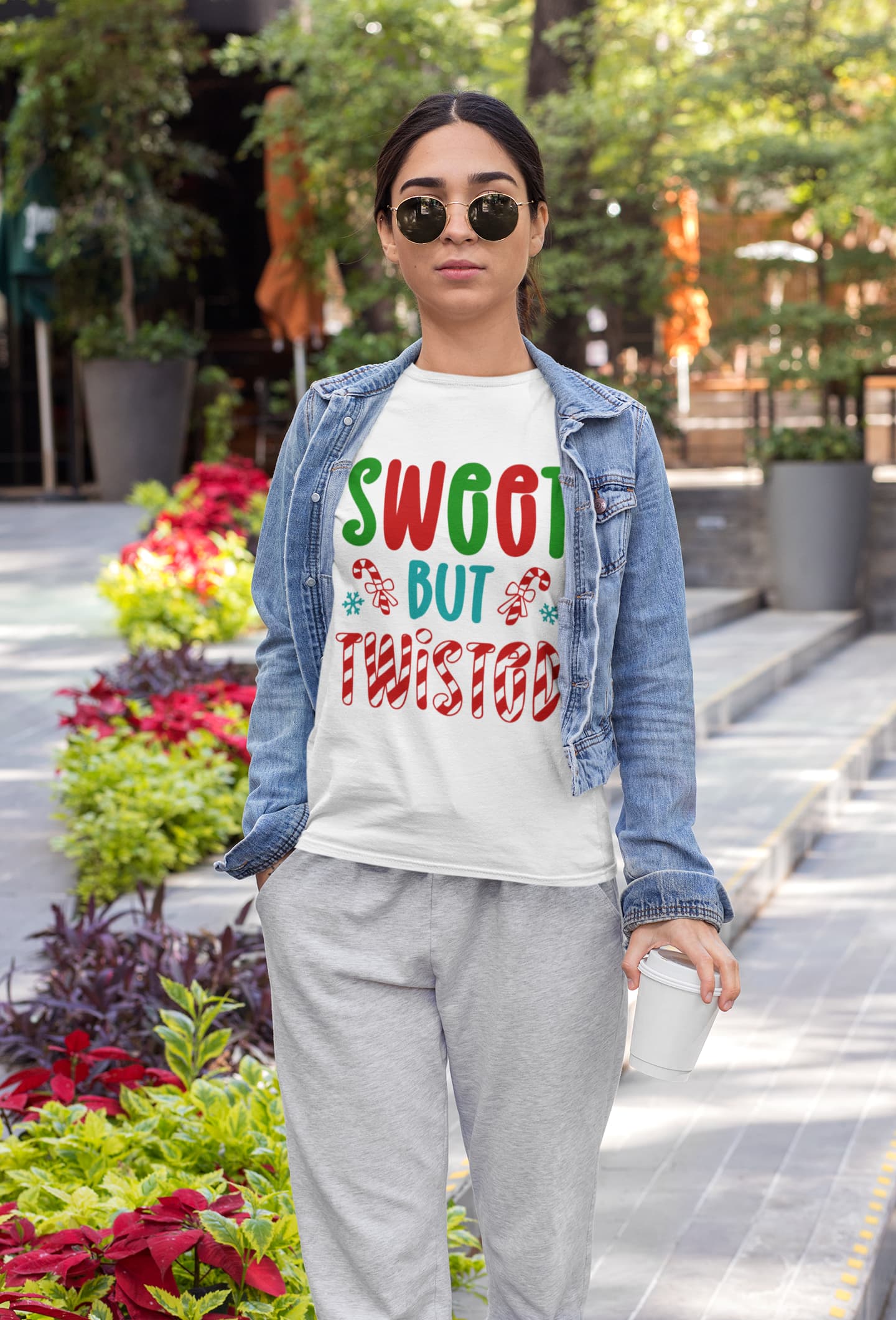 Women's White Round Neck T-shirts