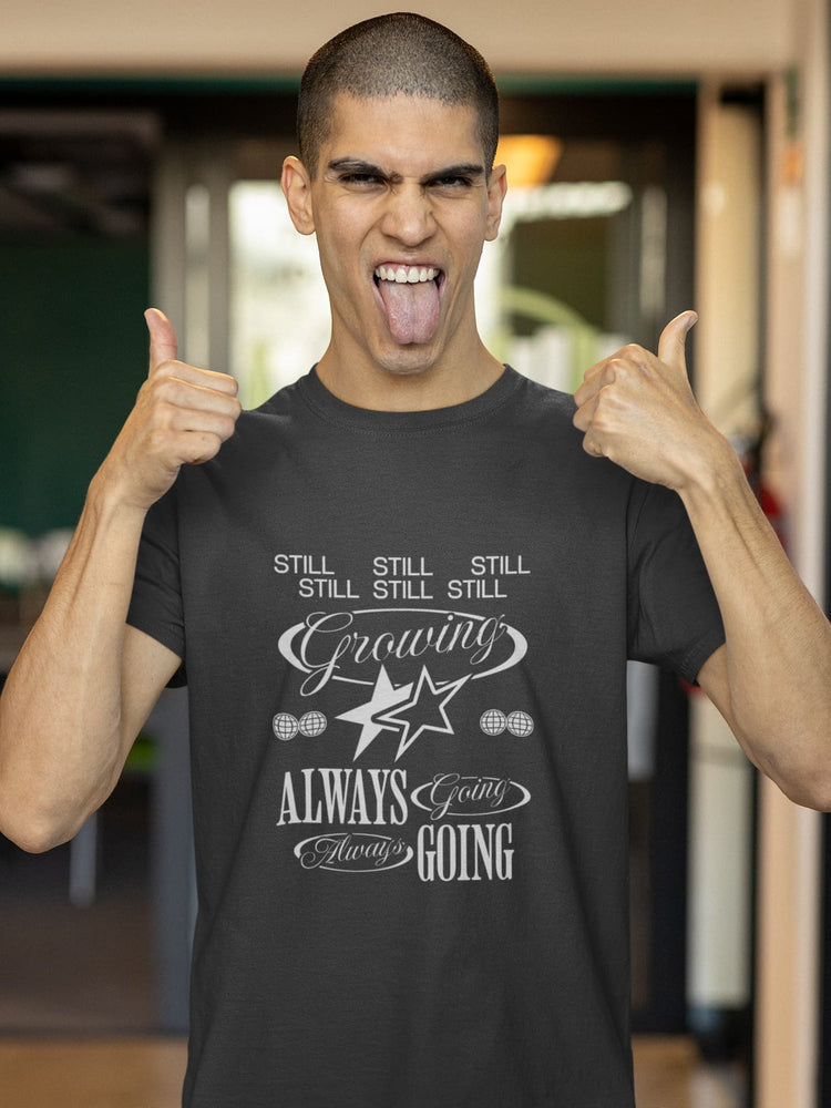 MENS BLACK ROUNDNECK T-SHIRT