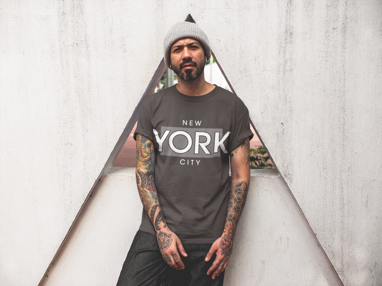 Men's Charcoal Grey Round Neck T-shirts
