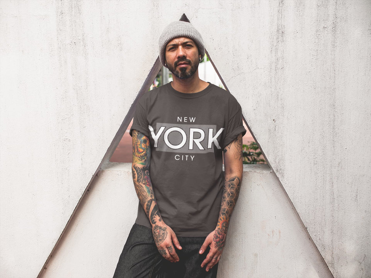 Men's Charcoal Grey Round Neck T-shirts