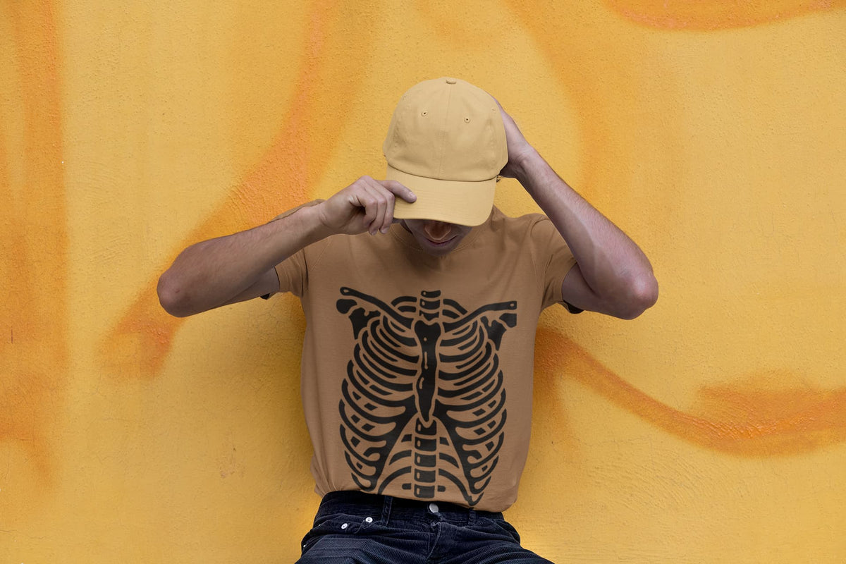 Men's Chocolate Brown Round Neck T-shirts