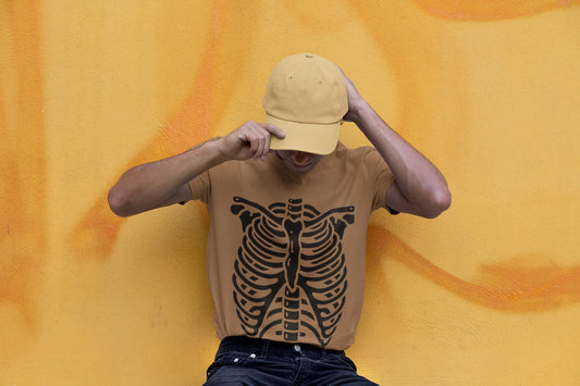 Men's Chocolate Brown Round Neck T-shirts