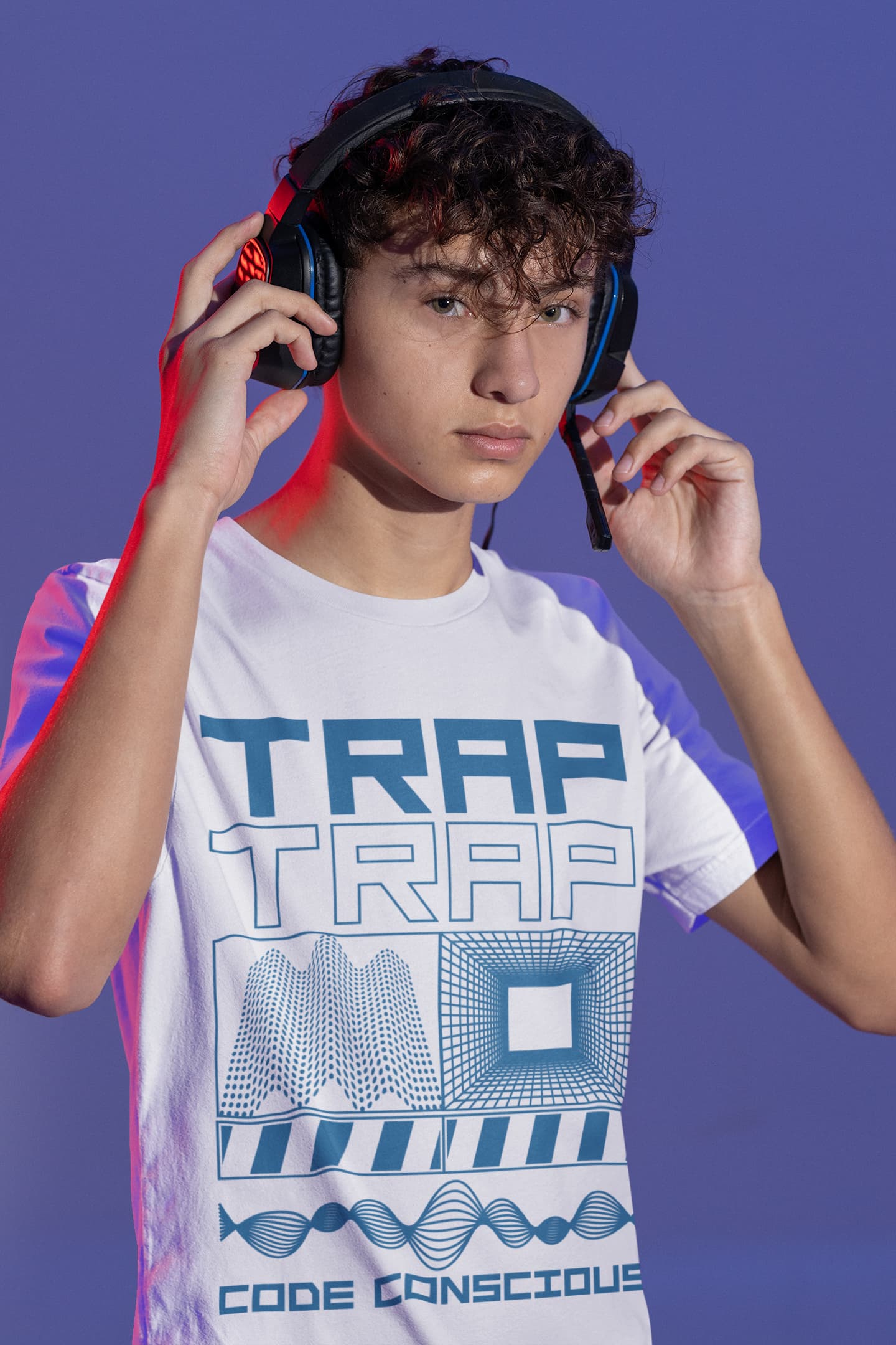 Men's White Round Neck T-shirts