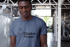 MENS SMOKE BLUE ROUNDNECK T-SHIRT