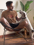 MENS COFFEE BROWN ROUNDNECK T-SHIRT