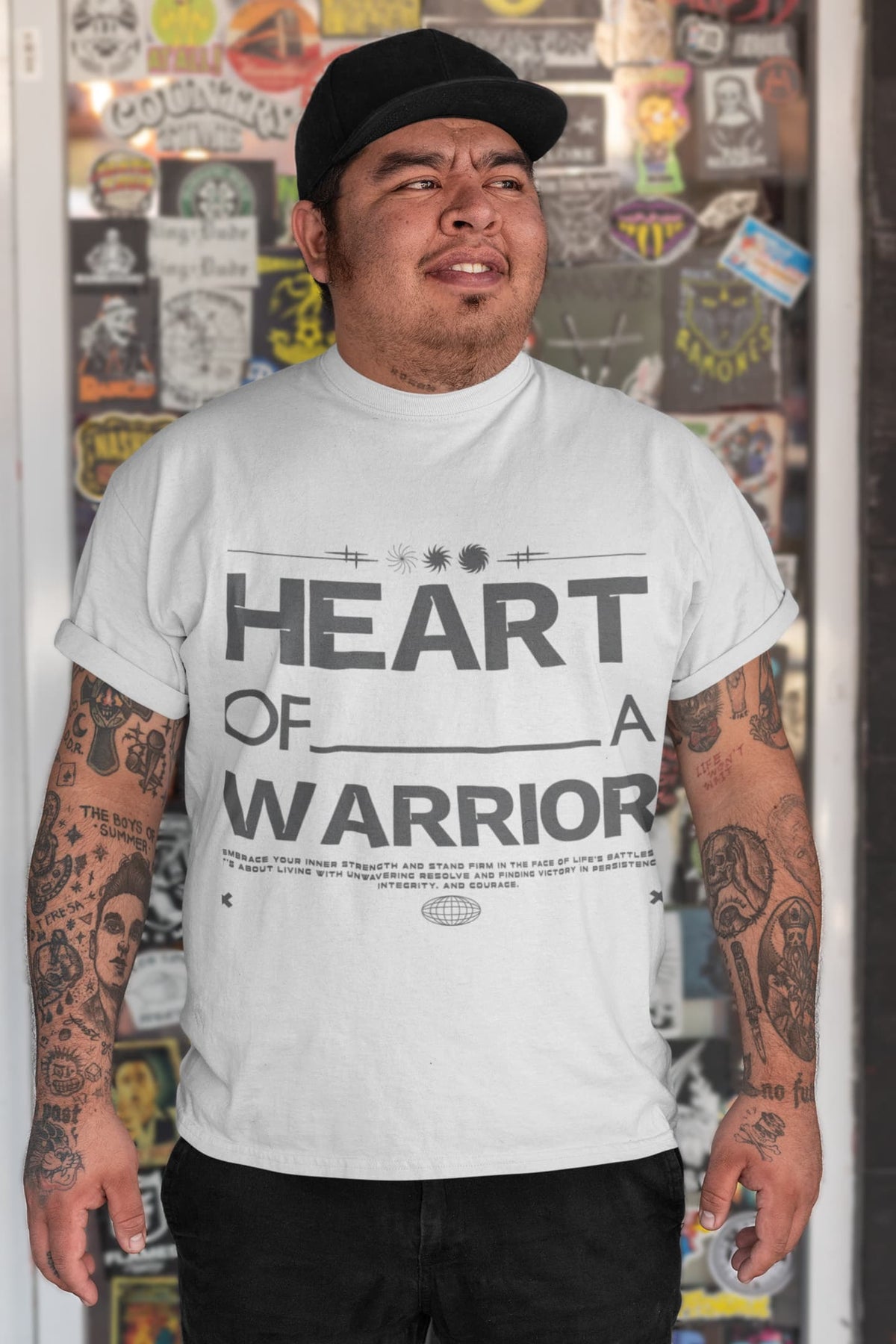 Men's White Round Neck T-shirts