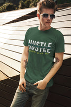 Men's Olive Green Round Neck T-shirts
