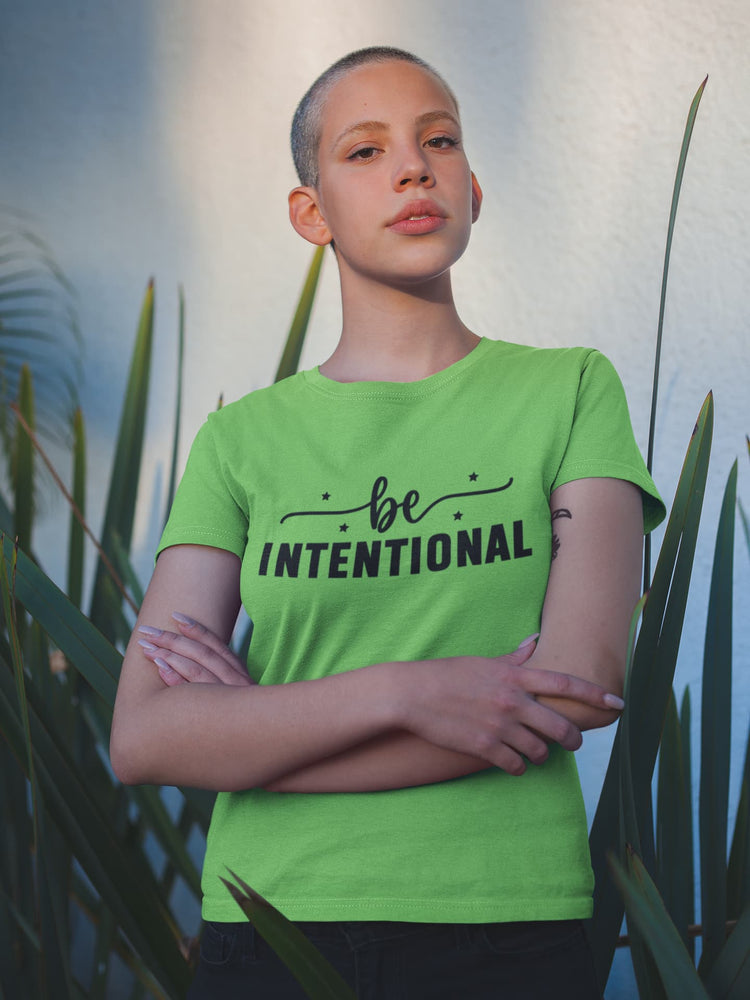 WOMENS LIRIL GREEN ROUNDNECK T-SHIRT