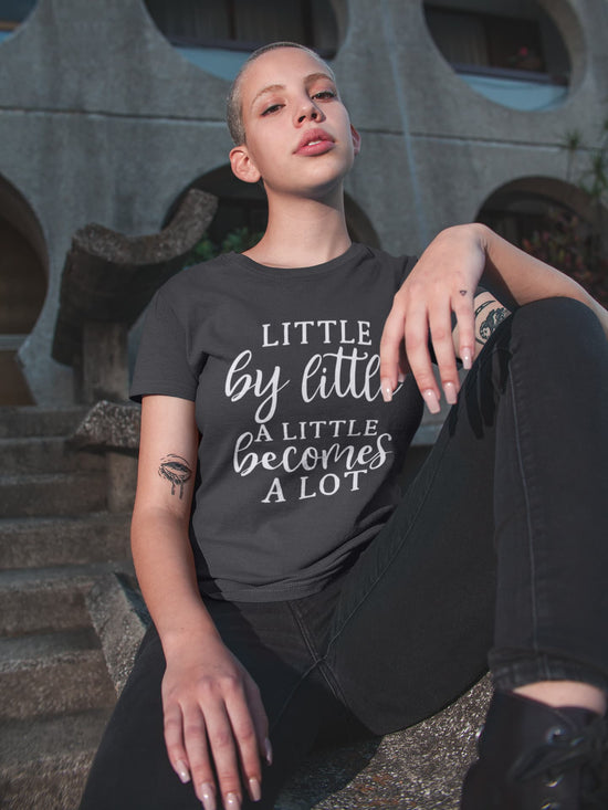 WOMENS BLACK ROUNDNECK T-SHIRT