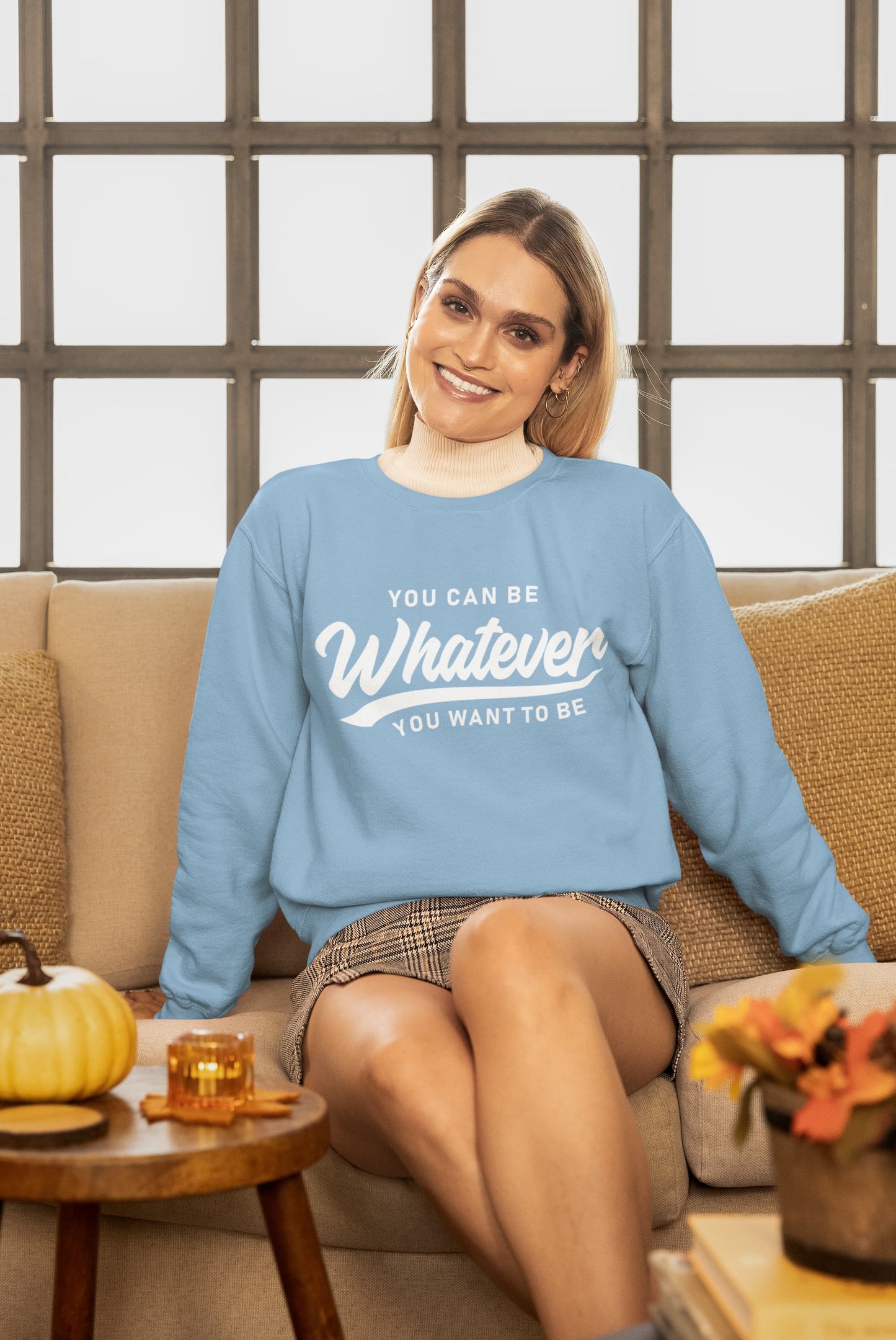 Women's Baby Blue Sweatshirts