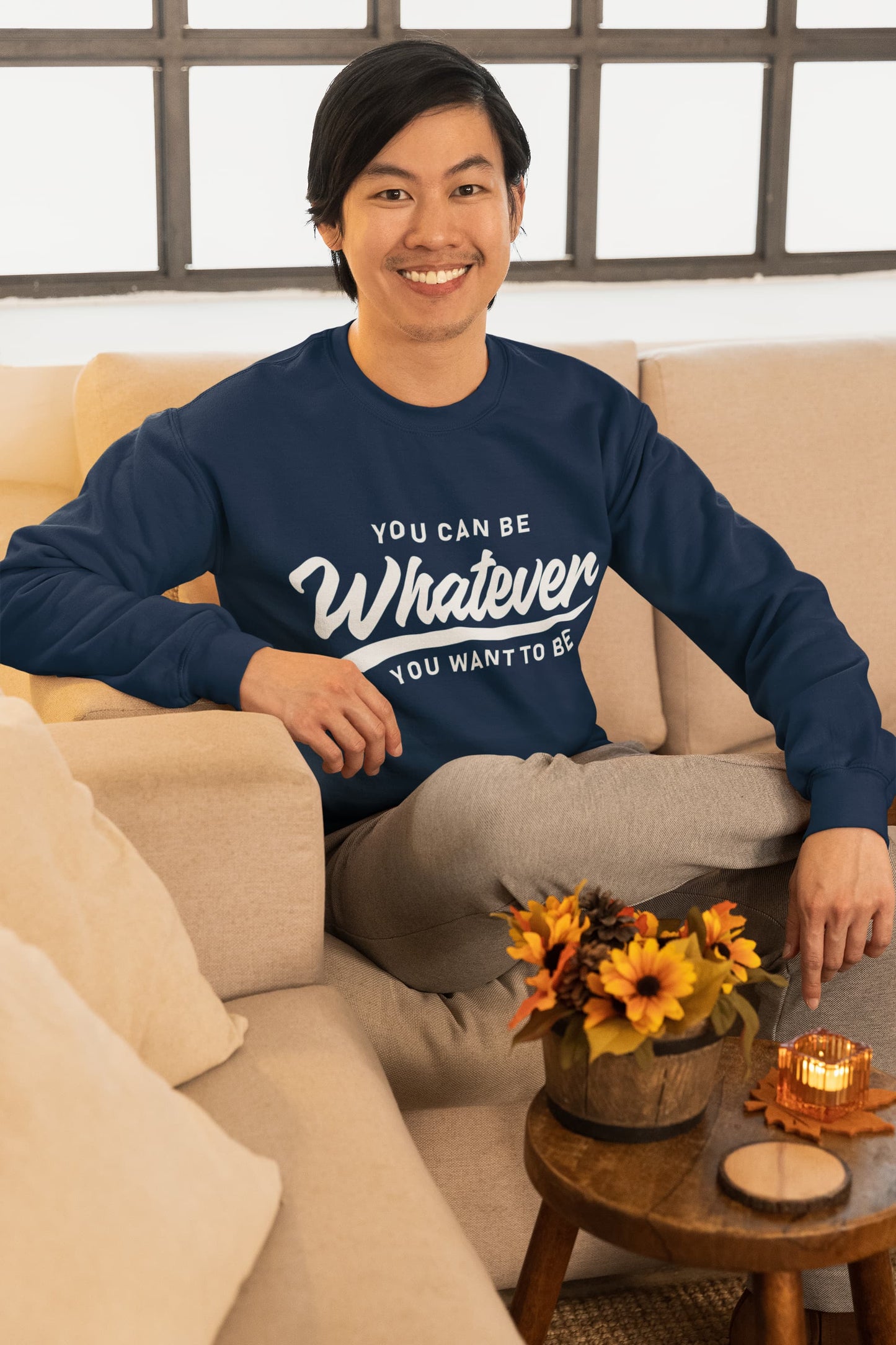 Men's Navy Blue Sweatshirts