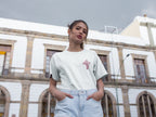 Women's White Round Neck T-shirts