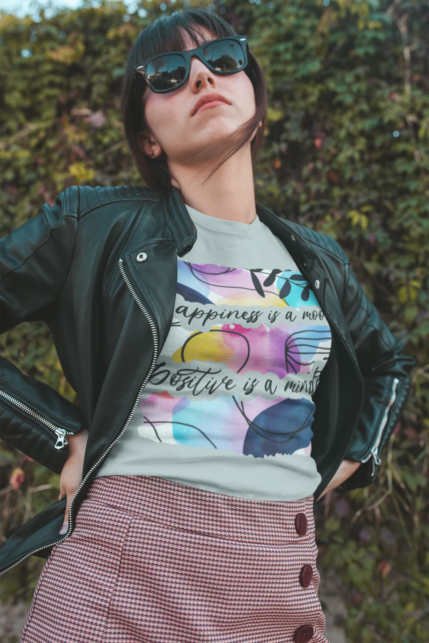 Women's Melange Grey Round Neck T-shirts