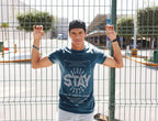 Men's Navy Blue Round Neck T-shirts