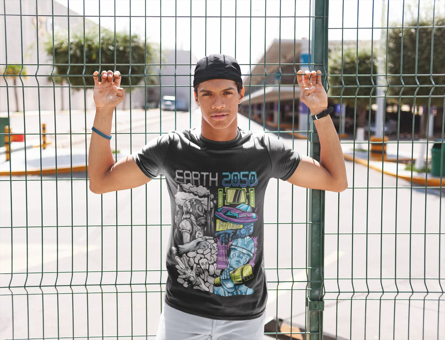 Men's Black Round Neck T-shirts