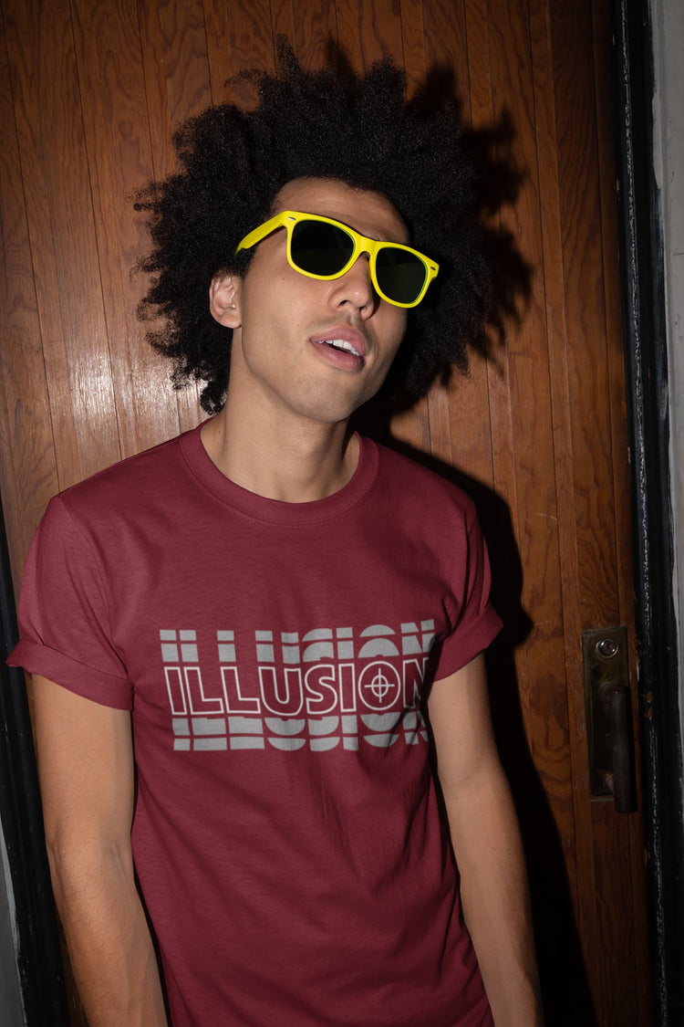 MENS MAROON ROUNDNECK T-SHIRT