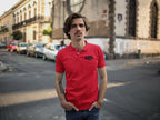 MENS RED POLO T-SHIRT