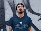 Men's Navy Blue Round Neck T-shirts