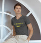MENS BLACK VNECK T-SHIRT 