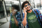 MENS OLIVE GREEN VNECK T-SHIRT 