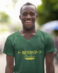 MENS OLIVE GREEN VNECK T-SHIRT 