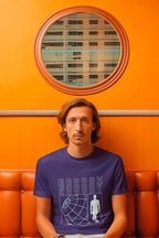 MENS PURPLE ROUNDNECK T-SHIRT