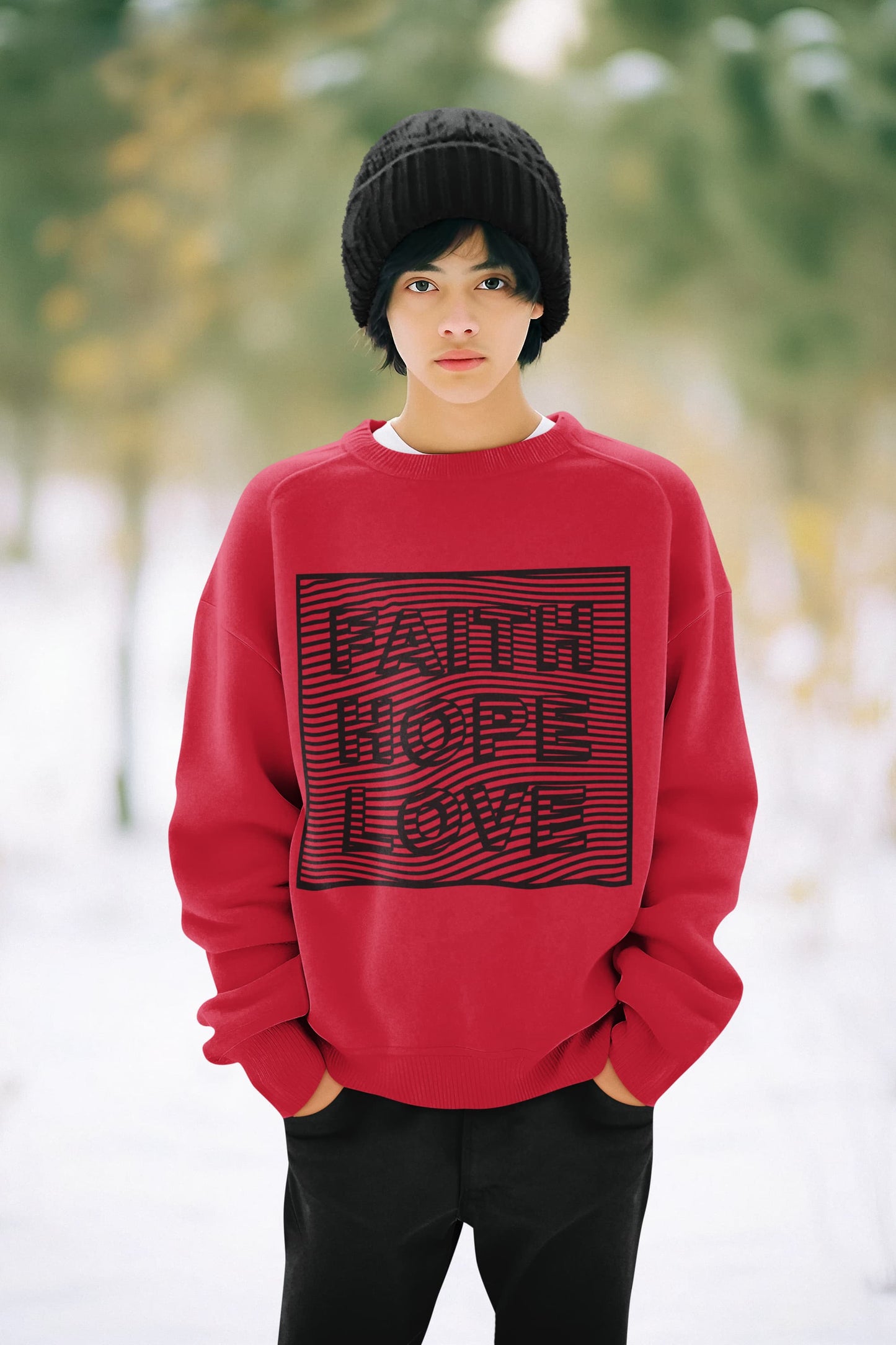 Men's Red Sweatshirts