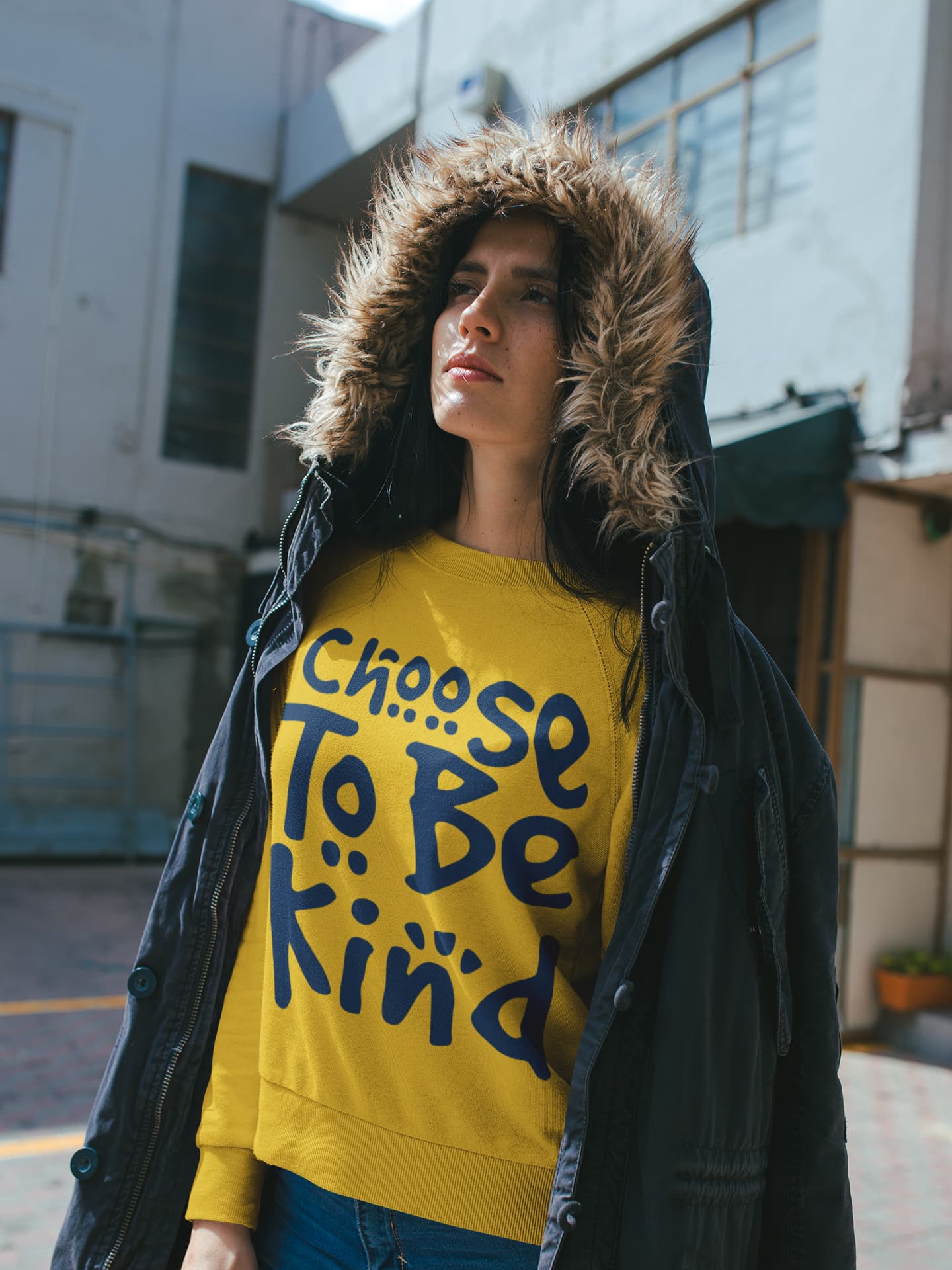 Women's Golden Yellow Sweatshirts