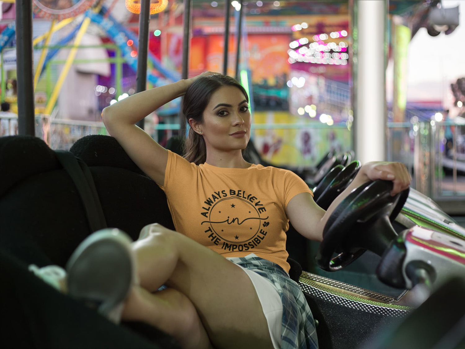 WOMENS MUSTARD YELLOW CROP TOP