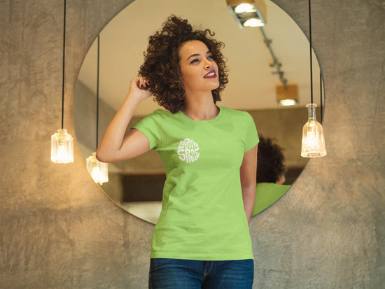 WOMENS LIRIL GREEN ROUNDNECK T-SHIRT