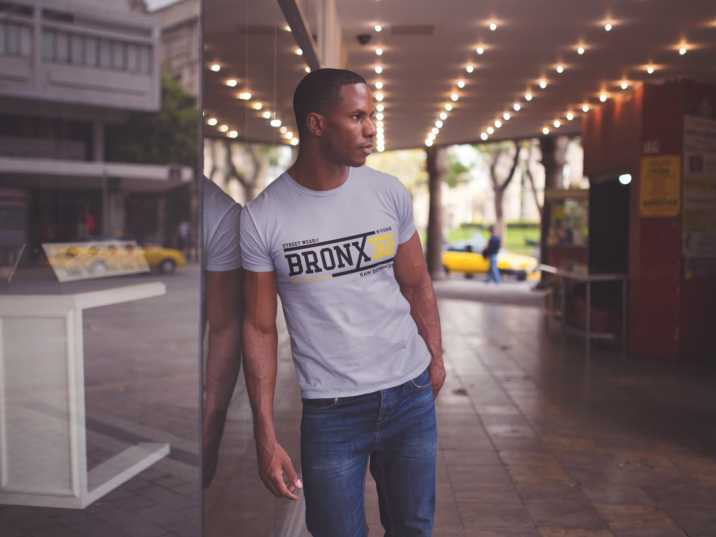 Men's Melange Grey Round Neck T-shirt