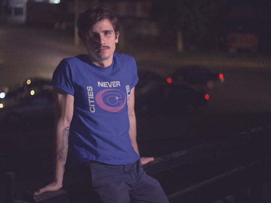 MENS ROYAL BLUE ROUNDNECK T-SHIRT