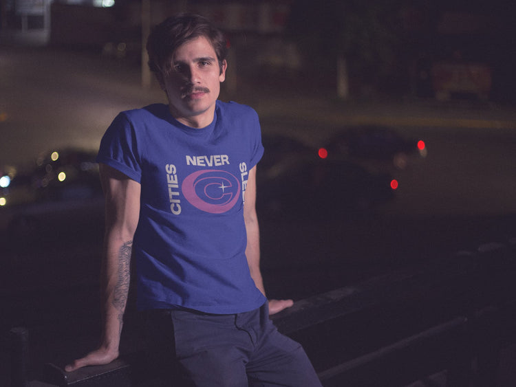 MENS ROYAL BLUE ROUNDNECK T-SHIRT